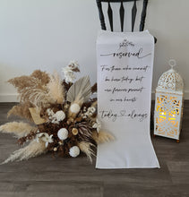 Load image into Gallery viewer, Memory Reserved seating sign for Wedding - Style 1
