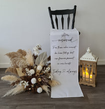 Load image into Gallery viewer, Memory Reserved seating sign for Wedding - Style 1
