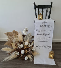 Load image into Gallery viewer, Memory Reserved seating sign for Wedding - Style 1
