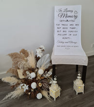 Load image into Gallery viewer, Memory Reserved seating sign for Wedding - Style 2
