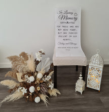 Load image into Gallery viewer, Memory Reserved seating sign for Wedding - Style 2

