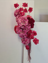 Load image into Gallery viewer, Hot pink fuchsia hanging flowers - HIRE ONLY

