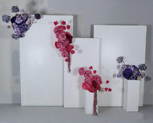 Load image into Gallery viewer, Pink &amp; purple package – 3 x arch, 4 x flowers 2 x plinths - HIRE ONLY
