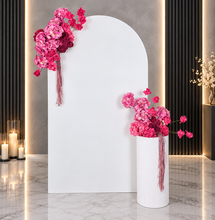 Load image into Gallery viewer, Pink package – Single arch, 2 x flowers, 1 x plinth - HIRE ONLY
