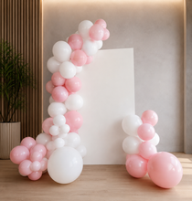 Load image into Gallery viewer, Kids Birthday GIRL - Small backdrop, balloons &amp; cake stand - HIRE ONLY
