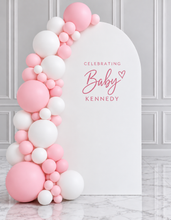 Load image into Gallery viewer, Baby shower foldable arch 1.8m &amp; balloons – Baby Girl

