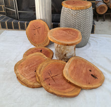Load image into Gallery viewer, Rustic wood rounds  (30cm) - HIRE ONLY

