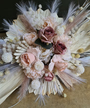 Load image into Gallery viewer, Boho Blush Romantic 2 x large flowers with Round Backdrop - HIRE ONLY
