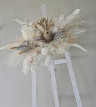 Load image into Gallery viewer, Boho Banksia Everlasting arbour / easel flowers - HIRE ONLY
