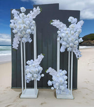 Load image into Gallery viewer, White hanging flowers LARGE - backdrop / arbour - HIRE ONLY
