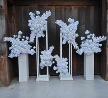 Load image into Gallery viewer, White hanging flowers LARGE - backdrop / arbour - HIRE ONLY
