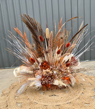 Load image into Gallery viewer, Rustic everlasting flowers in chest - HIRE ONLY
