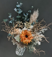 Load image into Gallery viewer, Mother&#39;s day everlasting flowers - orange, neutral &amp; green

