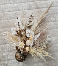 Load image into Gallery viewer, Boho neutral preserved Mother&#39;s Day flowers in unique pot
