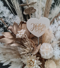 Load image into Gallery viewer, Boho neutral preserved Mother&#39;s Day flowers in unique pot
