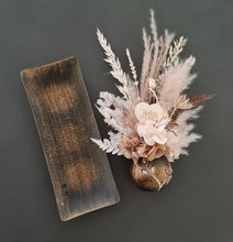 Load image into Gallery viewer, Preserved everlasting Mother&#39;s Day flowers in unique pot with tray
