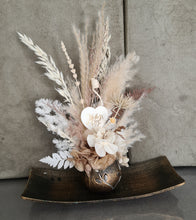 Load image into Gallery viewer, Preserved everlasting Mother&#39;s Day flowers in unique pot with tray

