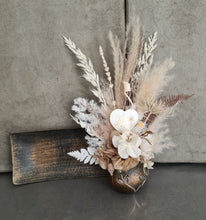 Load image into Gallery viewer, Preserved everlasting Mother&#39;s Day flowers in unique pot with tray
