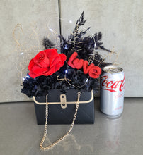 Load image into Gallery viewer, Elegant &amp; sophisticated preserved red rose in bag – Style 2
