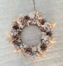 Load image into Gallery viewer, Preserved everlasting flowers Christmas wreath
