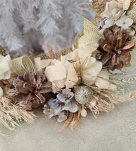 Load image into Gallery viewer, Preserved everlasting flowers Christmas wreath
