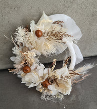Load image into Gallery viewer, Preserved flowers Mini Christmas wreath – XMAS17
