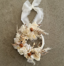 Load image into Gallery viewer, Preserved flowers Mini Christmas wreath – XMAS17
