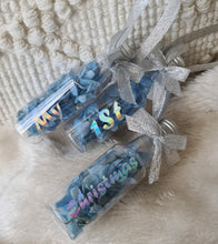 Load image into Gallery viewer, My 1st Christmas baby gift – set of 3 preserved flowers bottles – XMAS55
