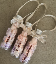 Load image into Gallery viewer, My 1st Christmas baby gift – set of 3 preserved flowers bottles – XMAS56
