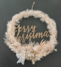 Load image into Gallery viewer, Boho elegant Everlasting flowers Christmas Wreath

