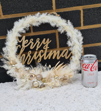 Load image into Gallery viewer, Boho elegant Everlasting flowers Christmas Wreath
