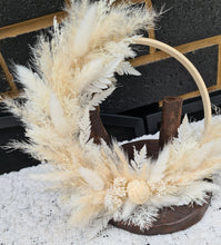 Load image into Gallery viewer, Boho fluffy Everlasting flowers Christmas Wreath
