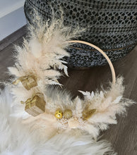 Load image into Gallery viewer, Boho fluffy Everlasting flowers Christmas Wreath
