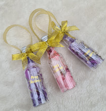 Load image into Gallery viewer, Preserved Everlasting flowers Christmas Bottles Xmas Décor - Pink &amp; Purple Colours
