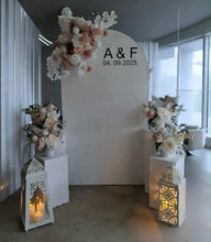 Load image into Gallery viewer, White boho lantern – MEDIUM - HIRE ONLY
