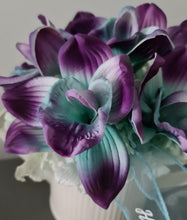 Load image into Gallery viewer, Singapore orchids in water can - MOT12

