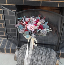 Load image into Gallery viewer, X - Burgundy &amp; dusty blush pink bouquet
