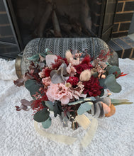 Load image into Gallery viewer, X - Burgundy &amp; dusty blush pink bouquet
