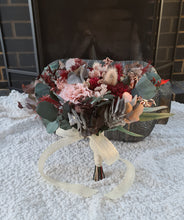 Load image into Gallery viewer, X - Burgundy &amp; dusty blush pink bouquet

