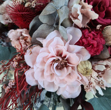 Load image into Gallery viewer, X - Burgundy &amp; dusty blush pink bouquet
