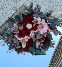 Load image into Gallery viewer, X - Burgundy &amp; dusty blush pink bouquet
