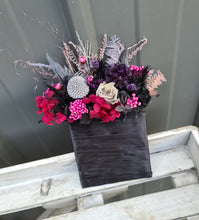 Load image into Gallery viewer, Preserved pocket flowers in dark tones
