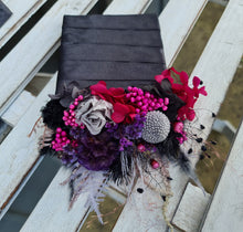 Load image into Gallery viewer, Preserved pocket flowers in dark tones
