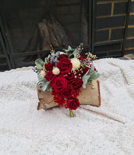 Load image into Gallery viewer, Everlasting bridal bouquet - burgundy

