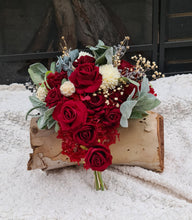 Load image into Gallery viewer, Everlasting bridal bouquet - burgundy
