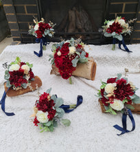 Load image into Gallery viewer, Everlasting bridal bouquet - burgundy
