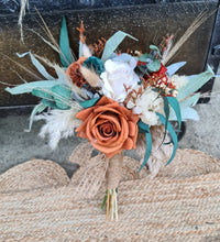 Load image into Gallery viewer, Everlasting bridesmaids bouquets - terracotta, green &amp; neutral
