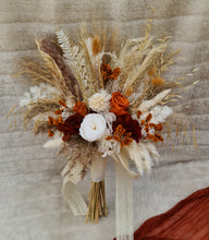 Load image into Gallery viewer, Everlasting flowers bridal bouquet in rustic style
