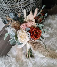 Load image into Gallery viewer, Rustic blush bridesmaids bouquet
