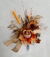 Load image into Gallery viewer, 3 x cake flowers for wedding cake - rustic style
